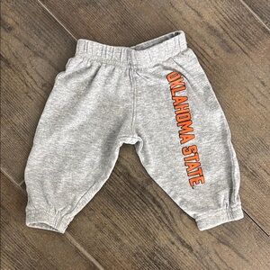 Oklahoma State Baby Sweatpants from Rivalry Threads. Size 0-3 months